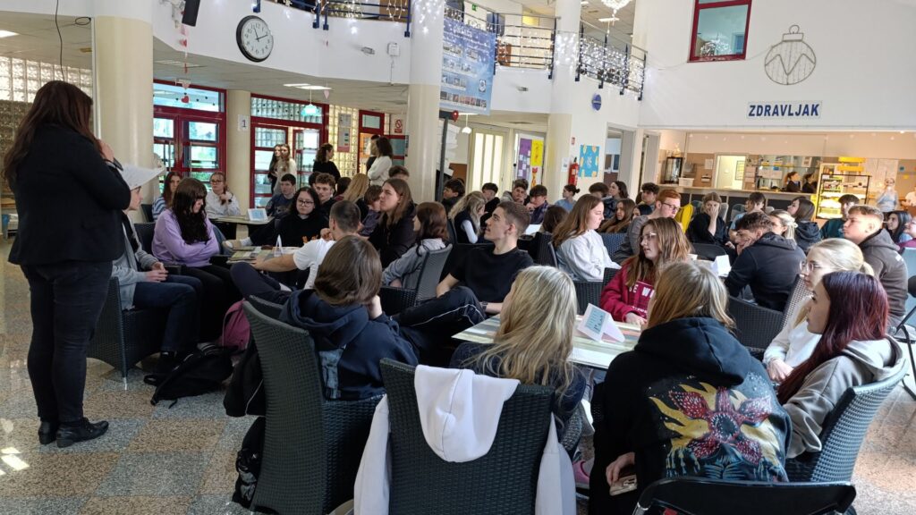 U petak, 27. ožujka 2026., u našoj je školi održan Kahoot kviz o poznavanju hrvatskoga jezika te se tako na simboličan način obilježio Mjesec hrvatskoga jezika.