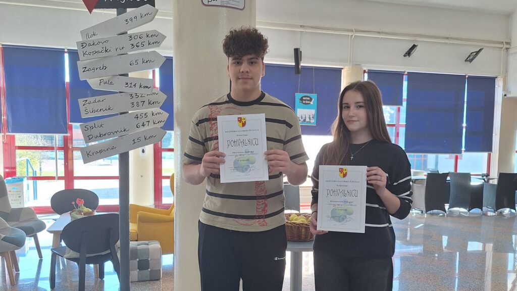 Srednja škola Pregrada bila je domaćin županijskog Natjecanja iz Geografije koje se održalo 17. ožujka 2026.