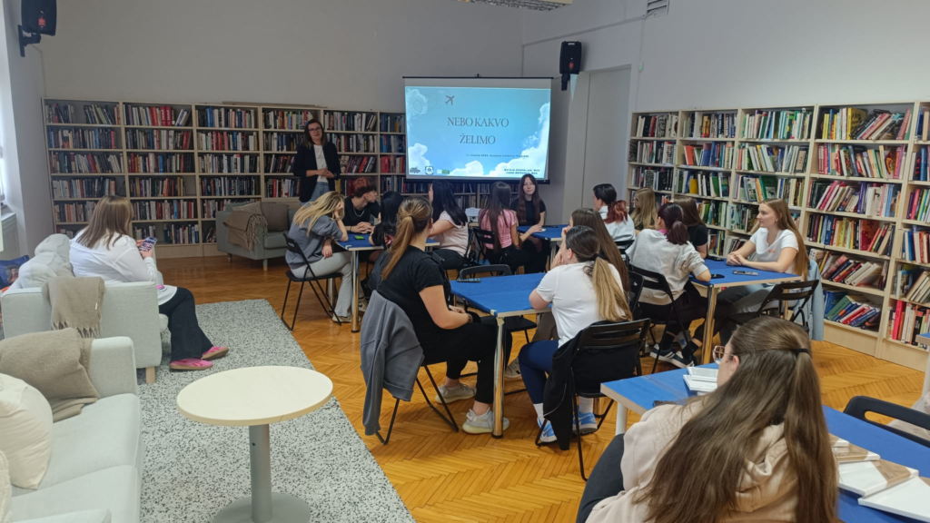 Radionica „Nebo kakvo želimo“ održana je povodom manifestacije Noć knjige 2026. 