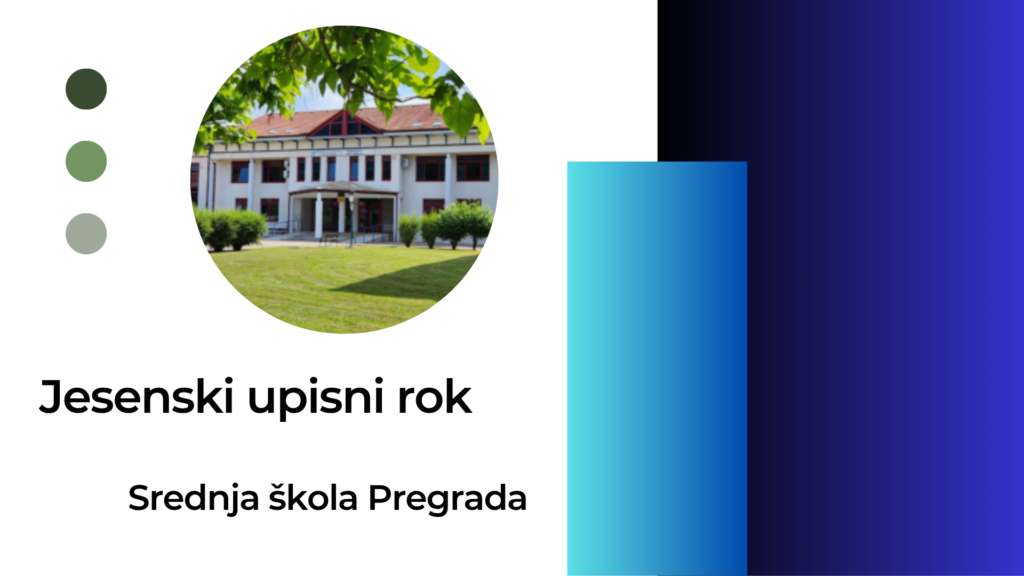 Okvirni broj slobodnih mjesta za jesenski upisni rok – školska godina 2026./2027.